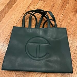 Telfar Dark Green Tote Bag